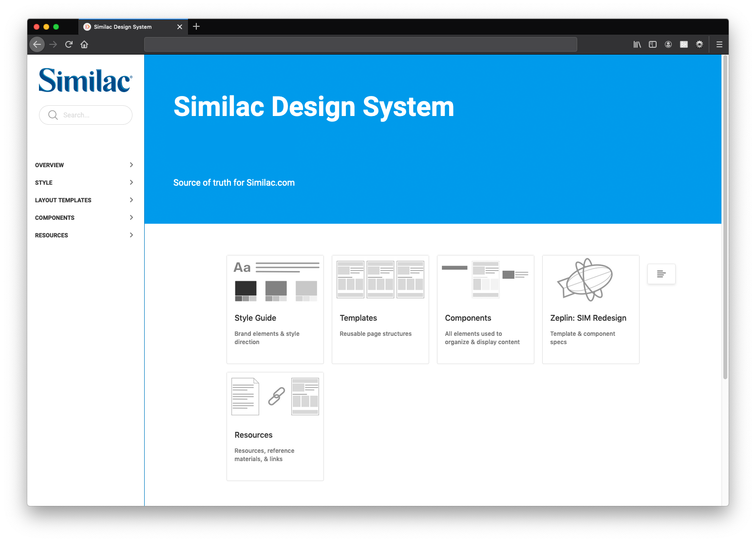 Similac design system 
